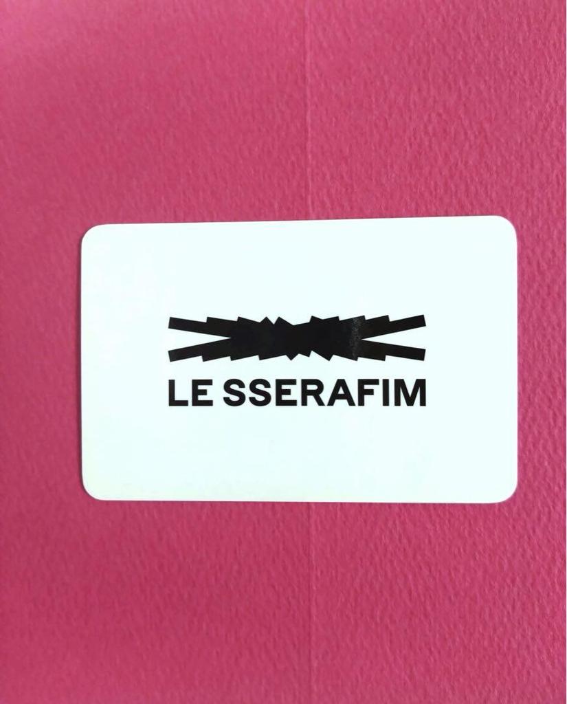 [USED] LE SSERAFIM Chaewon yes24 limited trading card