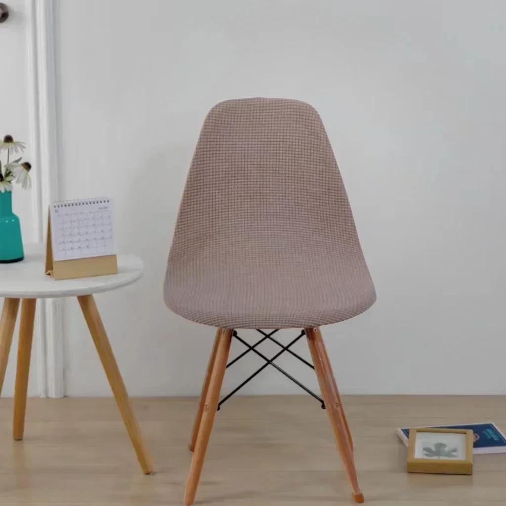 

Чохол для стільця з флісової тканини. Еластичні чохли для стільців. Чохол для їдальні. Чохол для сидіння в готелі. Захисний чохол для вітальні. 1pcs chair cover хакі