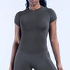DFYN Wide-Leg Sweatsuit: Loose Sweatpants & Short-Sleeve Top for Yoga and Casual Wear