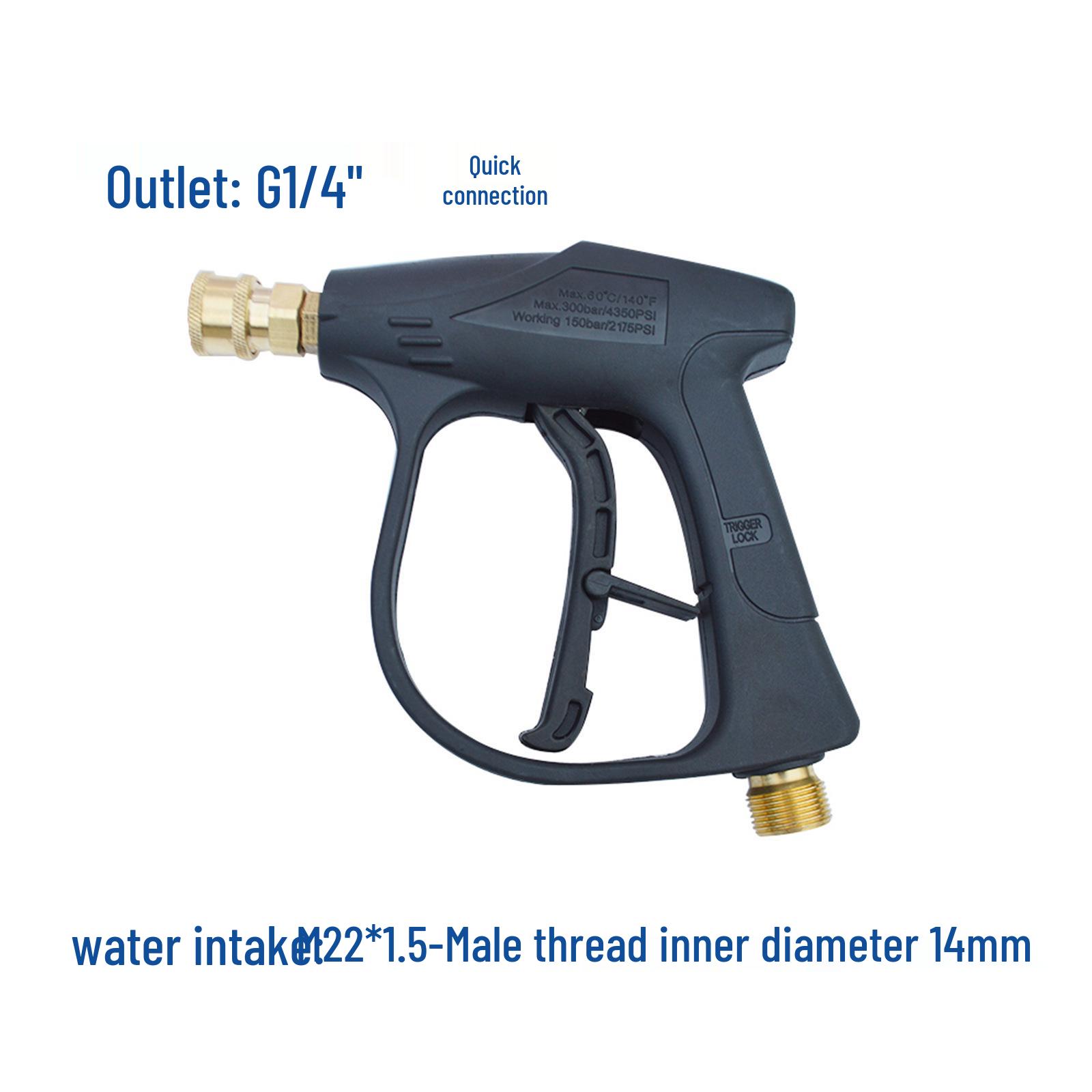 

Аппарат высокого давления для мойки автомобилей, 150 бар/2250 фунтов на кв. дюйм, металлический медный сопло, водяной пистолет