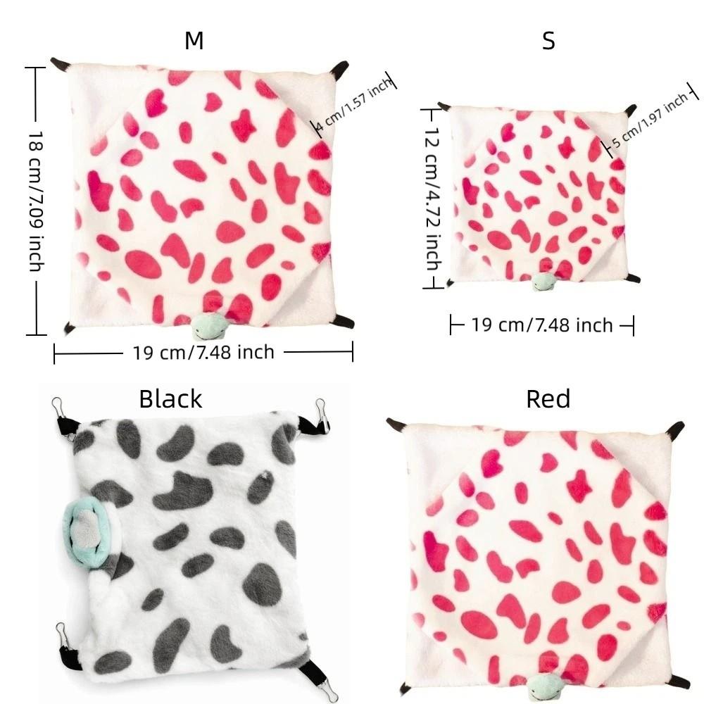 Double-layer Hamster Hammock Washable Hamster Cotton Nest  for Guinea Pig Squirrel