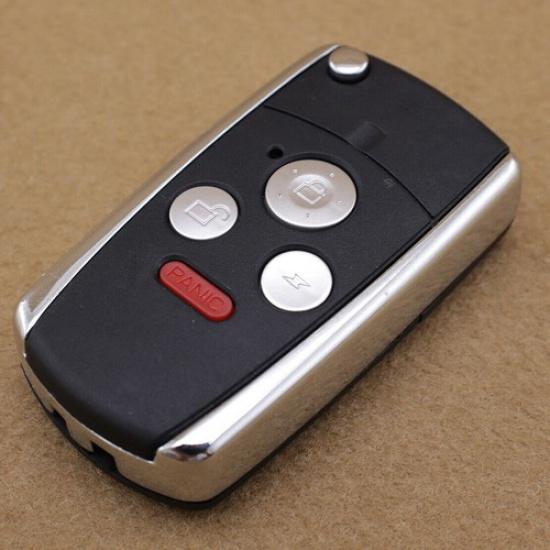 3+1 4 Remote Button Folding Flip Key Shell Fob Case For Honda Accord Civic CRV