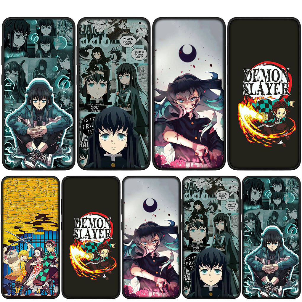 For Samsung Galaxy S25 S24 S23 S22 Ultra FE Plus A17 A37 A57 A56 A55 A06 A16 A15 A36 A26 A35 A05 A54 Case Muichiro Tokito Demon Slayer Kamado Tanjiro