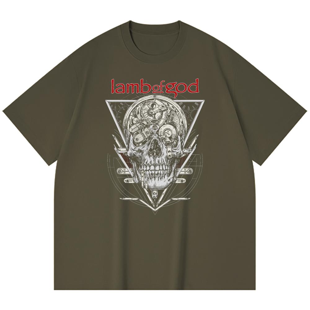 230 Gsm 100% Cotton Heavy Metal T-Shirt  Rock Band Popular Music Print Unisex Heavy Cotton T Shirt