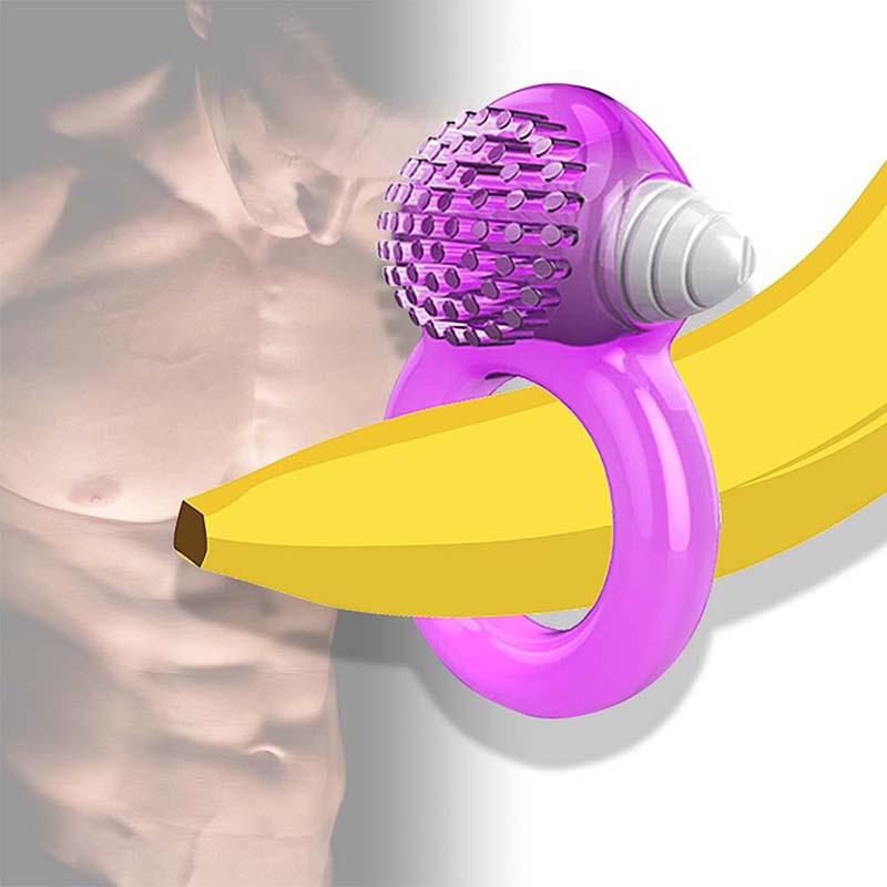 Cock Rings Bullet Vibrator Penis Exerciser Male Masturbation Lock Sperm Sex Toys for Men