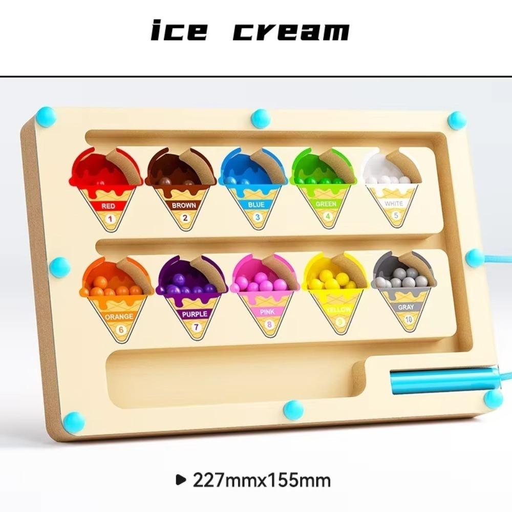 Creative Toy Color Sorting Games Fine Motor Skills Development Moving Bead Games  Sensory Play