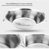 Jingyuheng Stainless Steel Rice & Vegetable Washing Basin with Drainer Basket