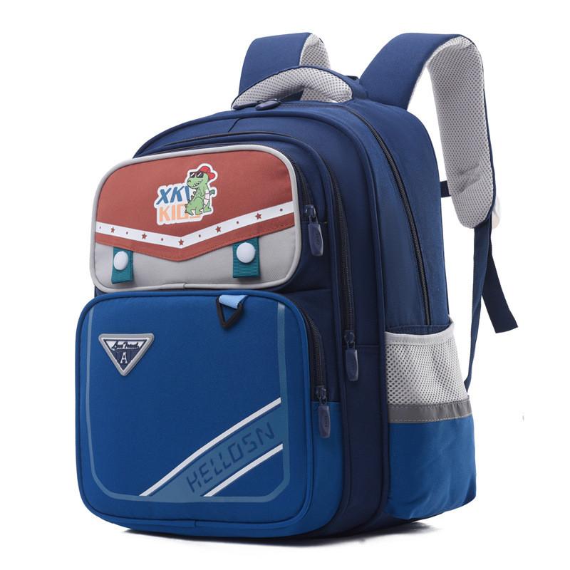 New Multi-layer Large Capacity Kids Backpack With Breathable Waterproof Oxford Fabric Ideal For Grades 1 To 3 In Fun Geometric Patterns