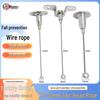 1.5-3mm Steel Cable Safety Rope with Zinc Head and Hanging Bracket for Lighting and Signage