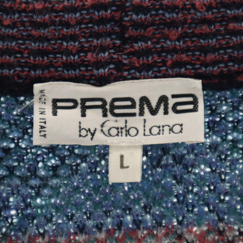PREMA by CailoLana 90er Jahre Made in Italy Alter Overall Henkel Langarm V-Ausschnitt Strickjacke Herren Gebraucht