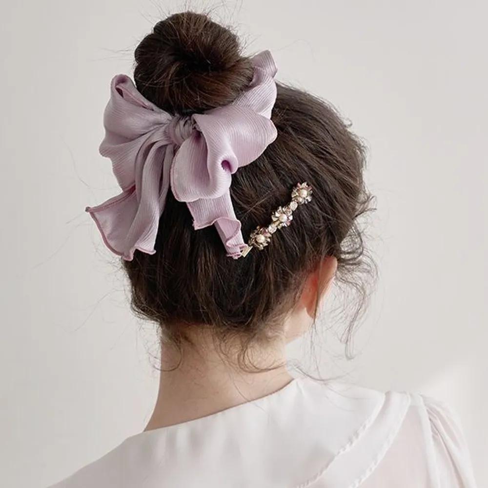Florence Ribbon Scrunchie JP-23-249S Purple