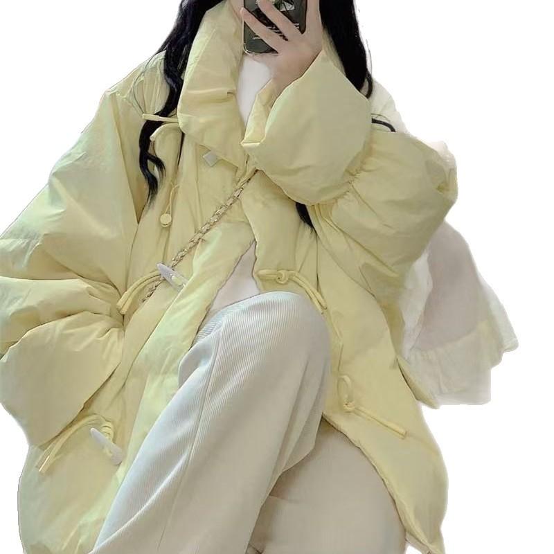 Corner buckle national style loose season cotton clothes short jacket bread clothes short down cotton-padded clothes