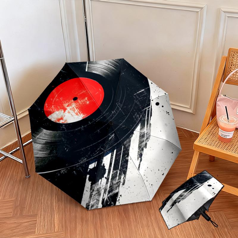 1PC Turntable Automatic Umbrella - Suitable Travel Outdoor Portable Umbrella Birthday Gift Daily Essentials