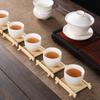 Bamboo Cup Mat Cup Tea Mat Ceremony Accessories Tray Coaster Kitchen Table Decoration Accessories Placemat Cup Holder 2025 New