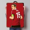 Nemanja Vidic Printed Poster Customized Wall Art Retro Vintage Metal Tin Signs for Room Modern Home Decoration Ornaments House
