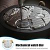 NH35 urtavla 28,5 mm urtavla Klocka S urtavla grön Självlysande urtavla Lämplig för NH35 NH36 urverk klocktillbehör