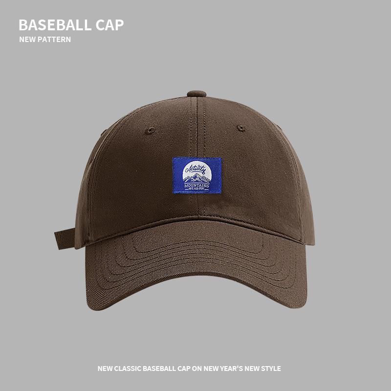 

Street hole baseball cap children autumn and winter tide brand couple old casual versatile face cap (54-58cm) Adjustable