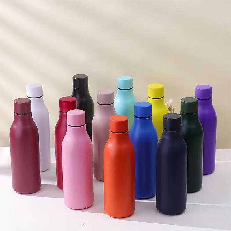 18oz Insulated cup 304 stainless steel small mouth bottle outdoor sports water cup hydro flask water bottle