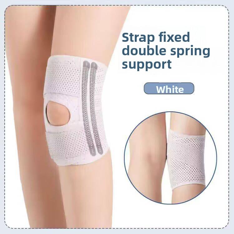 Sport Knieschoner Basketball Laufen Riemen Druckbeaufschlagte Beinpolster Federstütze Meniskus Patella Riemen Knieschoner