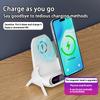 Magnetic Wireless Charger Stand, Type-C Desk Dock with Speaker Amplifier, Auto Sensing Fast Charging for Phone Tablet