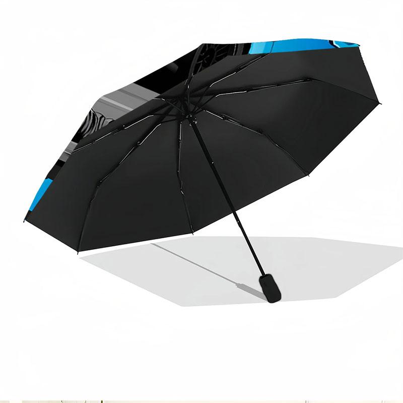 Fast & Furious Print Automatic Open Close Umbrella, Portable Foldable Umbrella, for Outdoor Commute Camping Trip, Ideal Birthday Gift