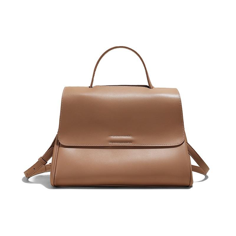 Leather women's bags large-capacity tote bags new cowhide women's bags messenger bags niche design commuter shoulder bags