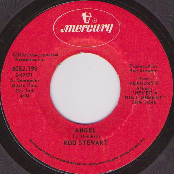 

7-дюймовая пластинка ROD STEWART Angel Whats Made Milwaukee Famou 6052198 MERCURY 1972 США Рок Б/у