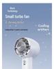 Portable USB-Charging Handheld Ice Pack Fan for Travel, Desktop, and Outdoor Use
