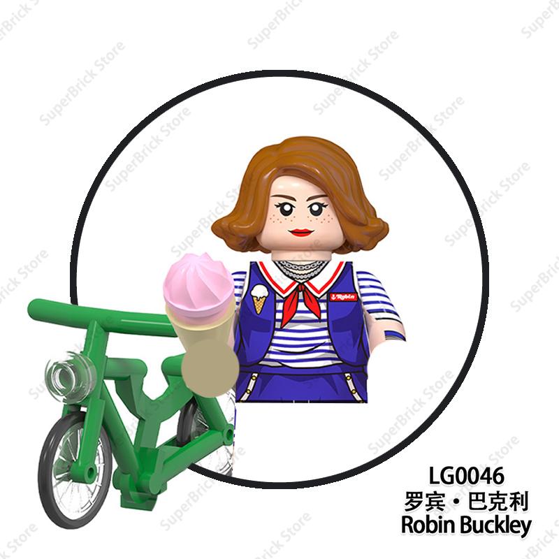 Montauk Upside Down World Building Blocks Demogorgon Vecna Eleven Mini Action Figures Bricks Model Movies Dolls Toys Kids Gift