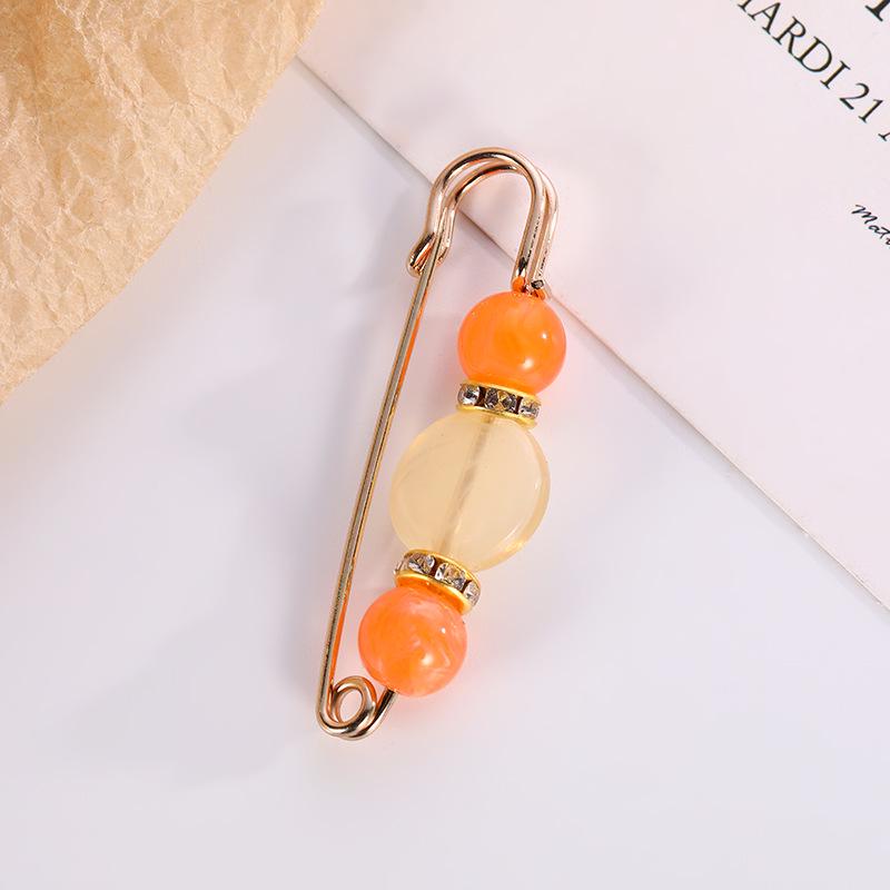 Pearl Waist Cinching Pin Set – Safety Pin Brooch for Women's Clothing