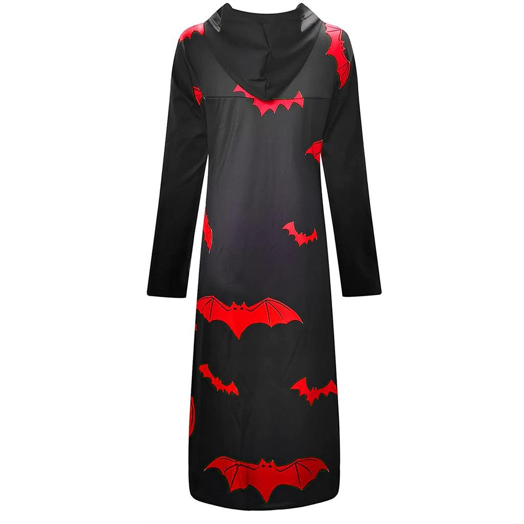 Gothic Clothing Women's Dress Halloween Carnival Cosplay Party Vintage Hoodie