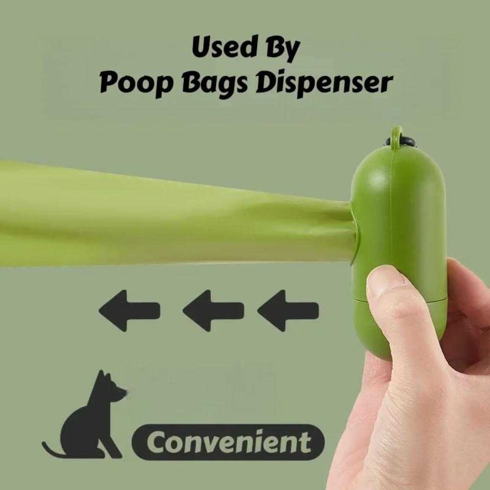150Pcs Biodegradable Poop Dog Bags+Dispenser - Thickened Dog Waste Bags for On-the-Go Outdoor Cleanup & Environmentally Friendly