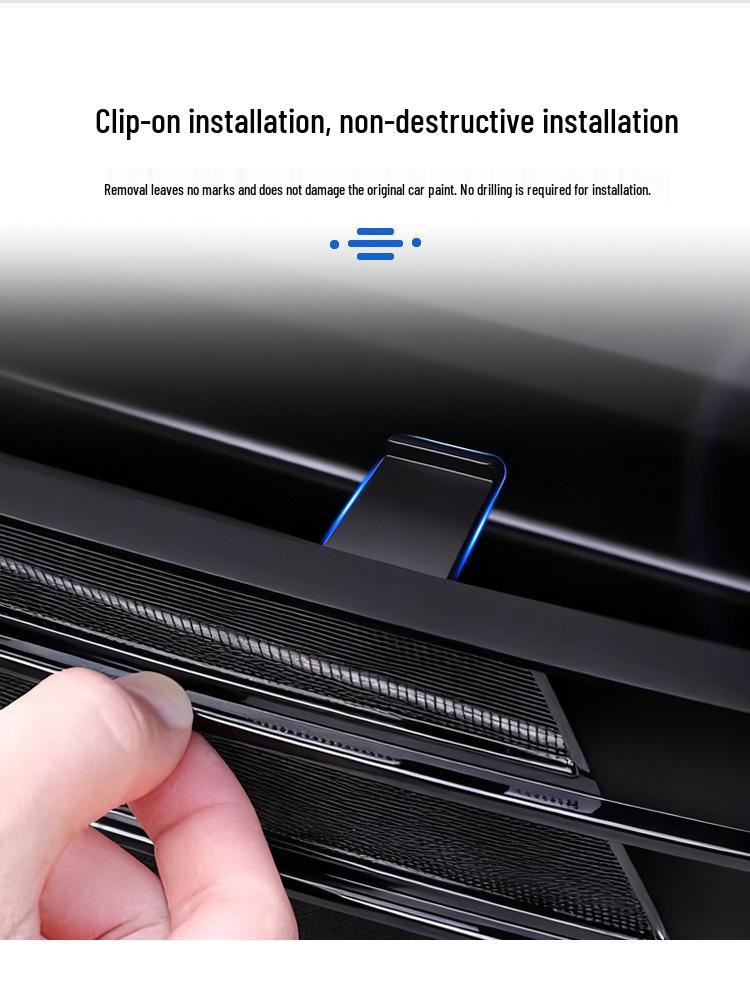 L9 Front Grille Anti-Insect Net: Radiator Protection for 25 Li Auto Models