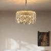 Luxury Nordic Lustre Crystal LED Chandelier Indoor Ceiling Pendant Light Villa Living Dining Room Bedroom Hanging Decor Lighting