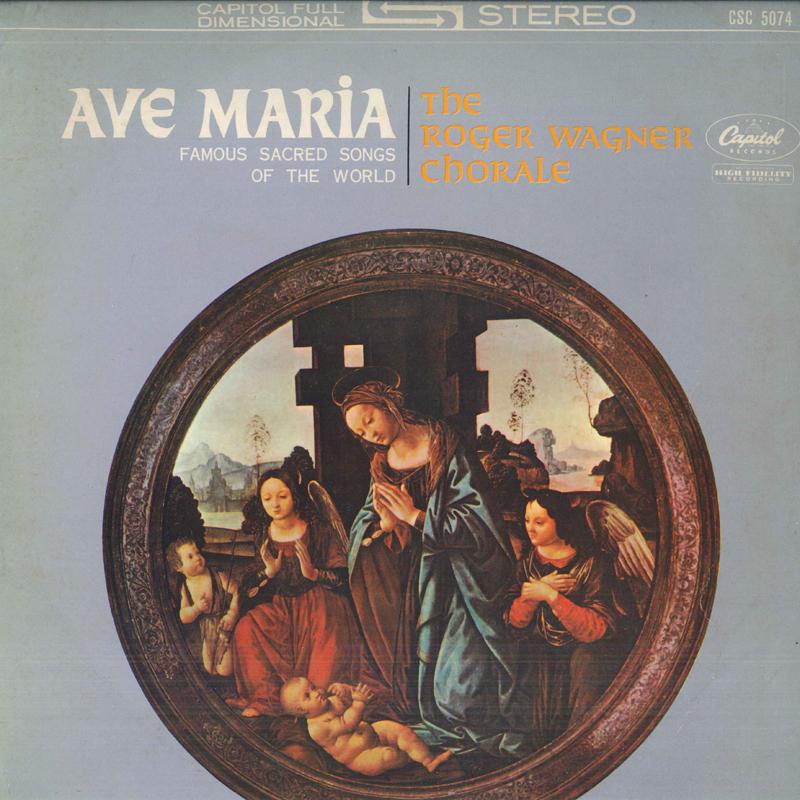 

LP Record ROGER WAGNER - Ave Maria CSC5074 CAPITOL - Japan Classical Used