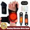 Heating Wrist Band Vibration Hand Massage Guard Wrap USB Three Gear Hot Therapy Wrist Protection Heated Bracer Wrist Support Pad