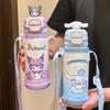Children's Thermos Cup, 316 Stainless Steel Straw Kettle for Girls To Go To School, Anti-drop Kindergarten Baby Double Drinking Cup