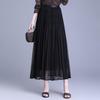 Reversible Pleated Mesh Patchwork Skirt - Spring/Summer 2026 Bean Pleats, Slimming Versatile Style