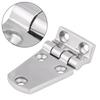 2pcs 316 Stainless Steel Marine Door Hinges Mirror Polishing Saltwater Corrosion Resistance with Integrated   for Yacht Boat Window Doors