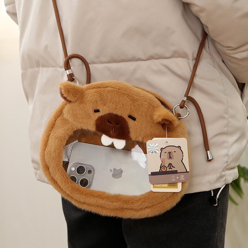 Kapibara Puppe Capybara Plüschtiere Kinder Jungen und Mädchen Rotznasenbär Puppen Hässlich Süße Puppe Geburtstagsgeschenk