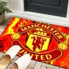 1PC rug Flaming Manchester Crest Carpet, Chair Rug,Area Rug for Office Bedroom living rooms bedroom, Doormat decor Christmas fan gifts