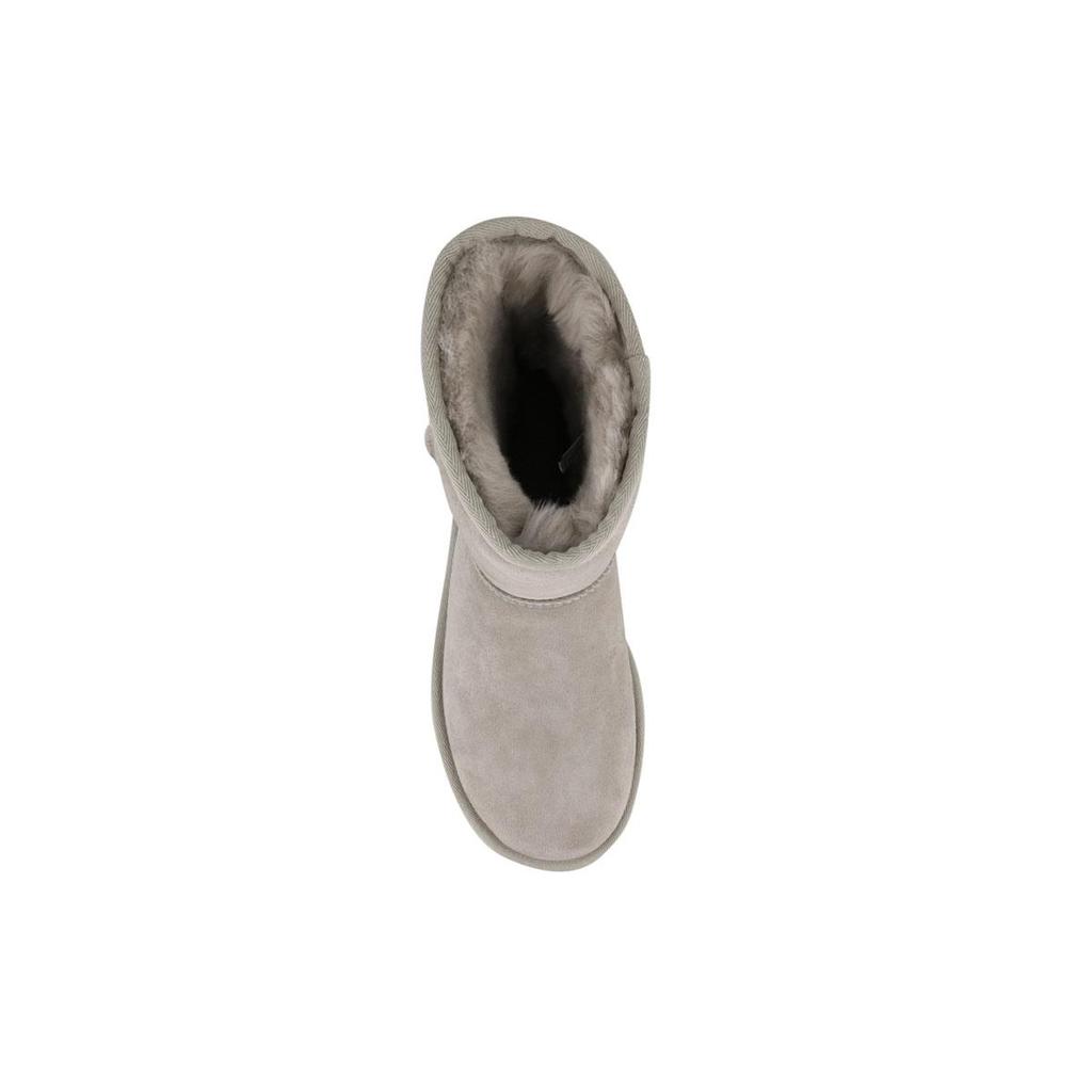 UGG Classic Short Ii Fleece Lined Gray White Women's 1016223-GOA