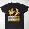 Women's T-Shirt Men Chicken Banana Meme Men Tee Cotton Harajuku All-season Oversized Top Short Sleeve