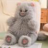 Adorable Long Haired Cat Plush Doll Soft Stuffed Animal Toy For Girls Birthday Gift