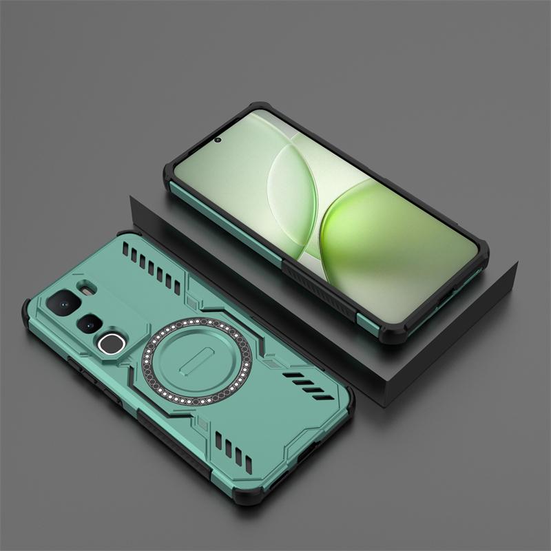 For Vivo iQOO Z10 Lite Case For Vivo iQOO Z10 Lite 4G Magnetic Adsorption Wireless Charge Back Cover For Vivo iQOO Z10 Lite Case