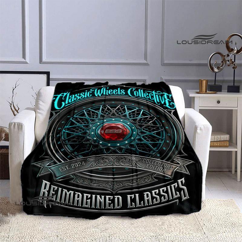 BBS LOGO printed blanket Picnic blanket Warm Flannel blankets Outdoor Blanket Home bed linings blankets for beds Birthday Gift