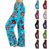 Women's Winter Flannel Straight-Leg Pajama Pants, Sleepwear and Pants for Cold