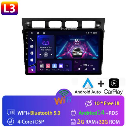 Android 13 For Kia Picanto SA Morning 2004 - 2007 Car Radio Player Stereo Multimedia WIFI BT GPS Navigation Player QLED Screen