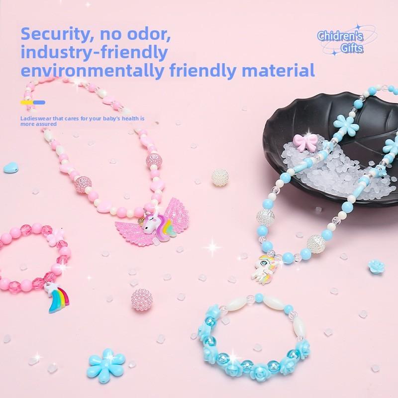 Crafting Bead Children Kit Plastic Elements Brain Development Bonding Family
