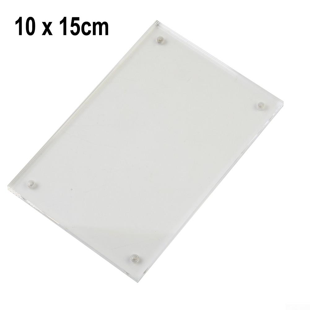 

Простая в использовании фоторамка из прочного материала украсит рабочий стол 10x15cm